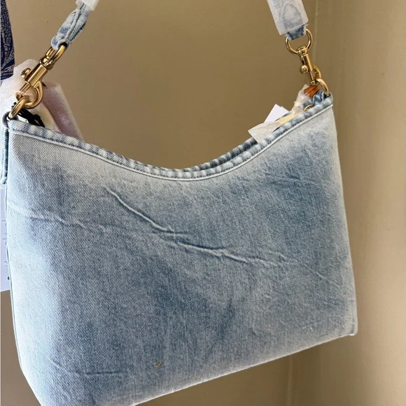 Sold. Coach Laurel in Loved denim bag with Charm. Authentic / NWT - Picture 4 of 10